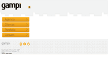 Tablet Screenshot of gampi.com.br